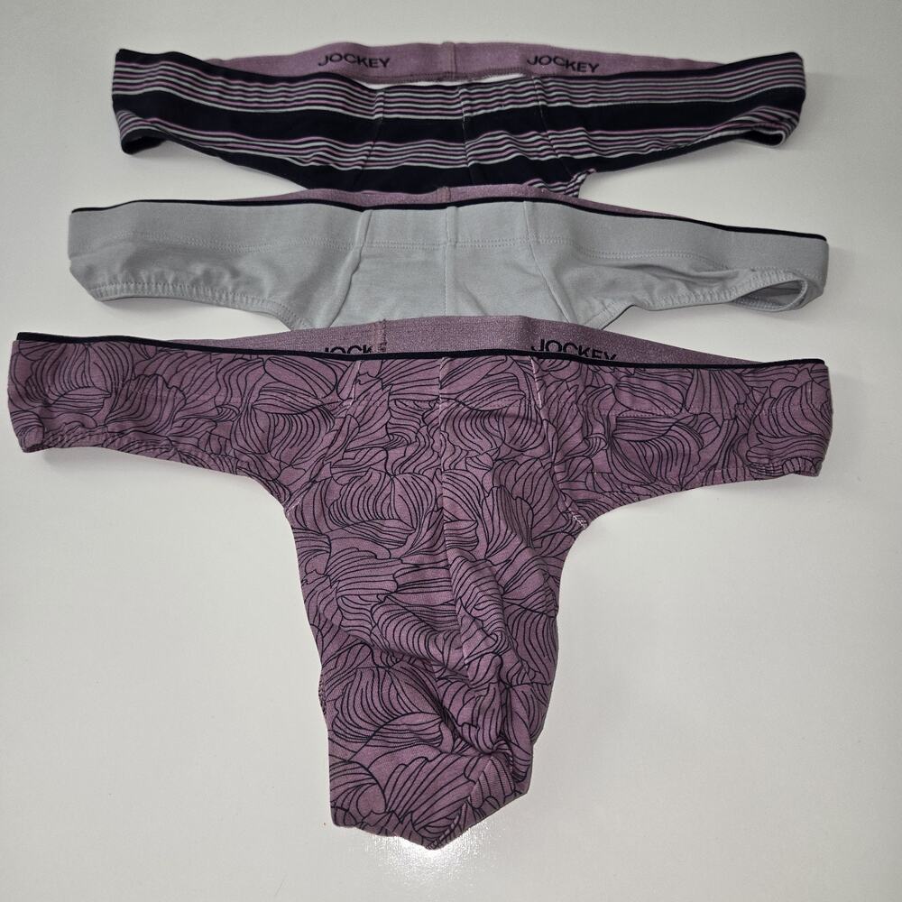 3Pack Jockey Everyday Active Micro Thongs Large